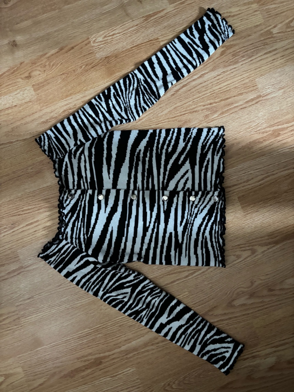 Zebra print going out top